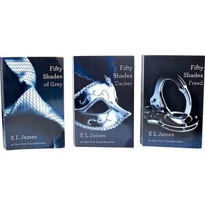 Fifty Shades of Grey Trilogy Softcover Books 1-3 by E L James